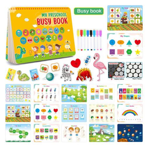 Paper DIY Busy Book educational Set