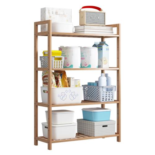 Moso Bamboo four layers Kitchen Shelf PC