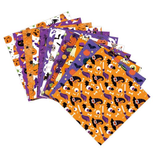 Papier Dekorative Aufkleber, gemischtes Muster, 12Pcs/Festgelegt,  Festgelegt