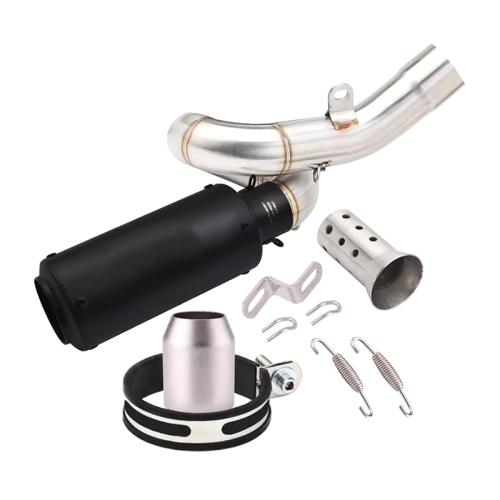 Slip for 2009-2024 Kawasaki Ninja ZX6R ZX636 Exhaust Mid Link Pipe Muffler Tips