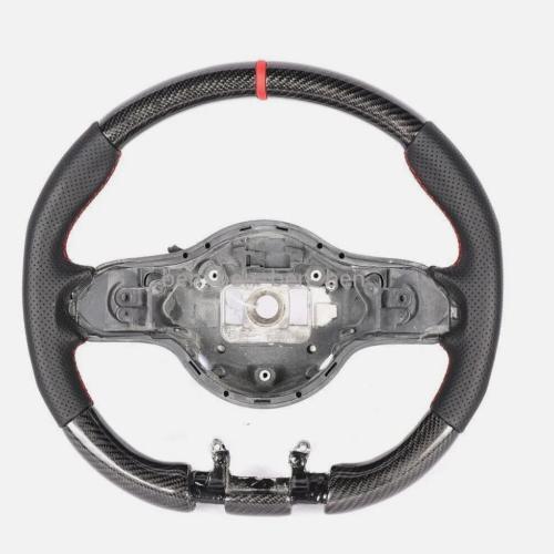 Real Carbon Fiber Steering Wheel Fit 2018-2020 Mercedes-Benz C63 GT AMG