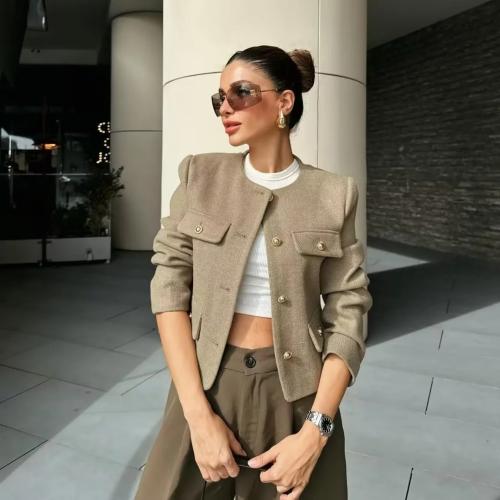 Polyester Soft Women Coat & loose Solid PC