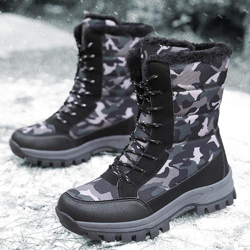 Thermo Plastic Rubber & Canvas Unisex Snow Boots & anti-skidding & thermal camouflage Pair