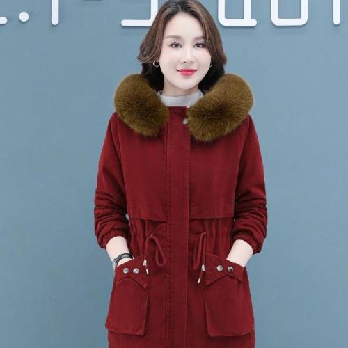 Berber Fleece & Polyester windproof Women Coat & thick fleece & thermal Solid PC