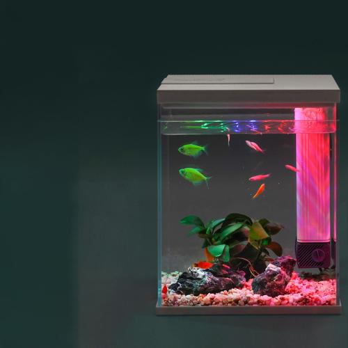 Glass with lights Aquarium thicken Solid PC