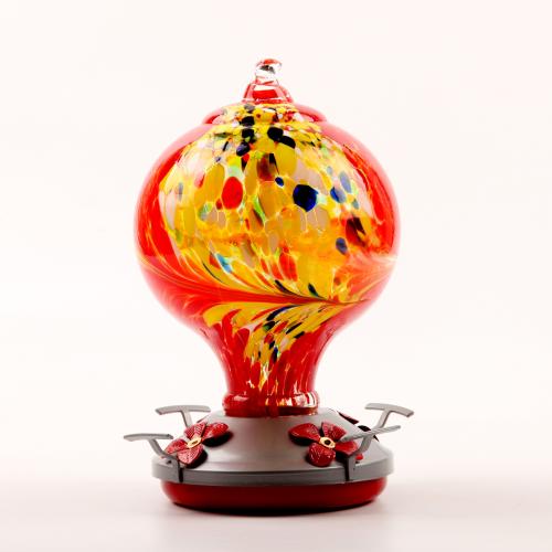 Glass Pet Bird Feeder PC