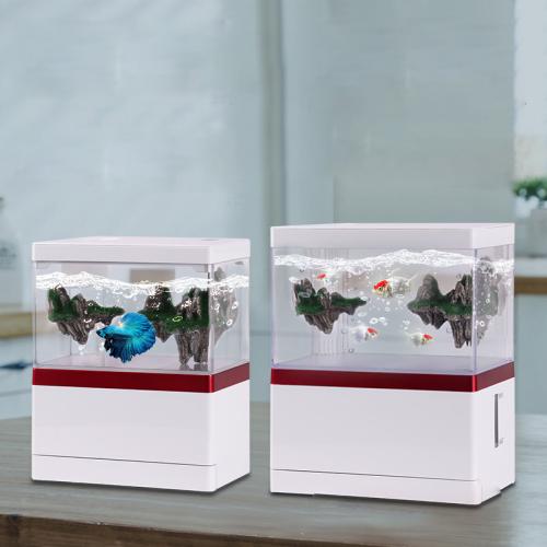 ABS Aquarium with LED lights Solid white PC