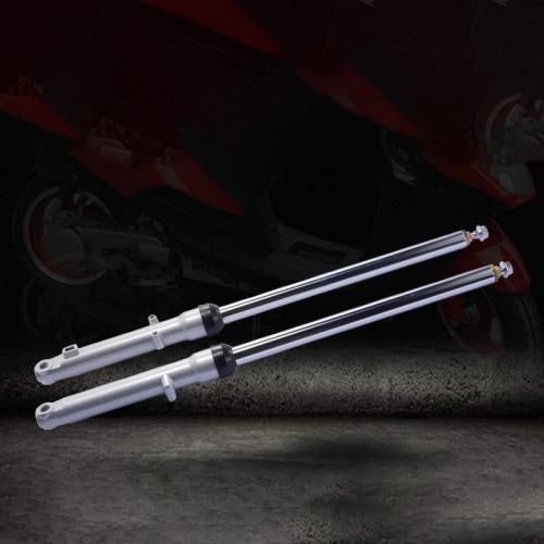 Iron Motorcycle Front Shock Absorber durable & hardwearing Solid silver PC