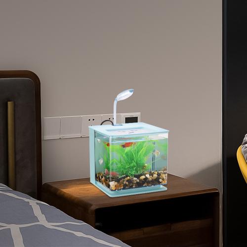 Glass Aquarium with LED lights Solid PC