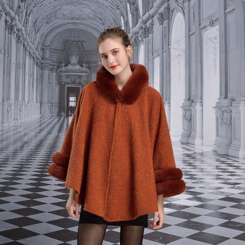 Toison berbère Poncho de manteau Solide plus de couleurs pour le choix : pièce