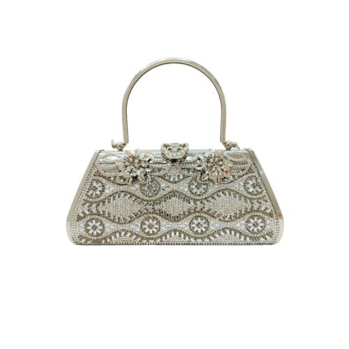 PU Leather hard-surface & Evening Party Handbag with rhinestone PC