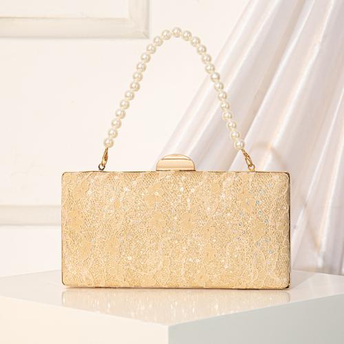 PU Cuir & Paillettes & Dentelle Sac d’embrayage plus de couleurs pour le choix pièce