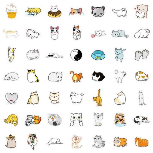 PVC Rubber DIY Decorative Sticker Cute & waterproof mixed pattern Bag