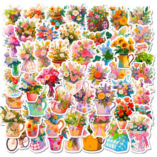 PVC Rubber DIY Decorative Sticker waterproof mixed pattern Bag