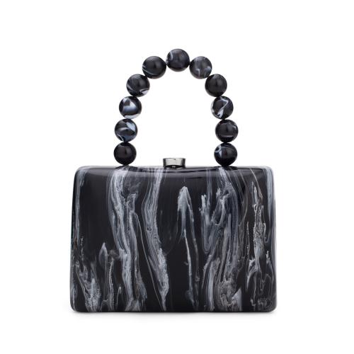 Acrylic hard-surface & Easy Matching Clutch Bag with chain PC