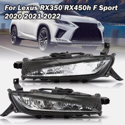 LED DRL Fog Light Lamp Front Left and Right For RX350 RX450h F Sport Lexus 2020-2022