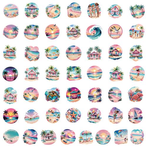 PVC Rubber DIY Decorative Sticker Cute & waterproof mixed pattern Bag