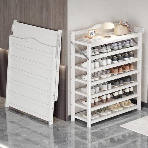 Fiberboard met gemiddelde dichtheid & Moso Bamboe & Metalen Schoenen Rack Organizer Solide meer kleuren naar keuze stuk